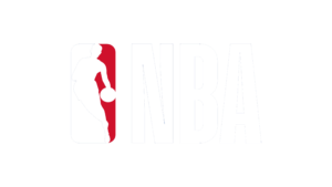 nba logo white